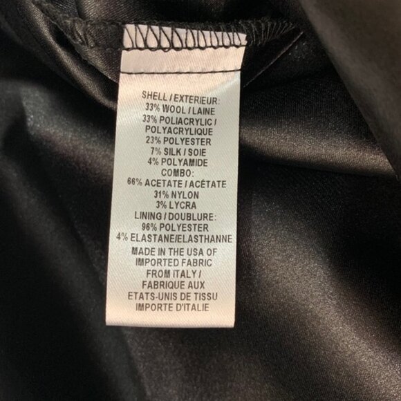 MILLY Black/Gold Tara Diagonal Metallic Cocktail - Picture 7 of 7